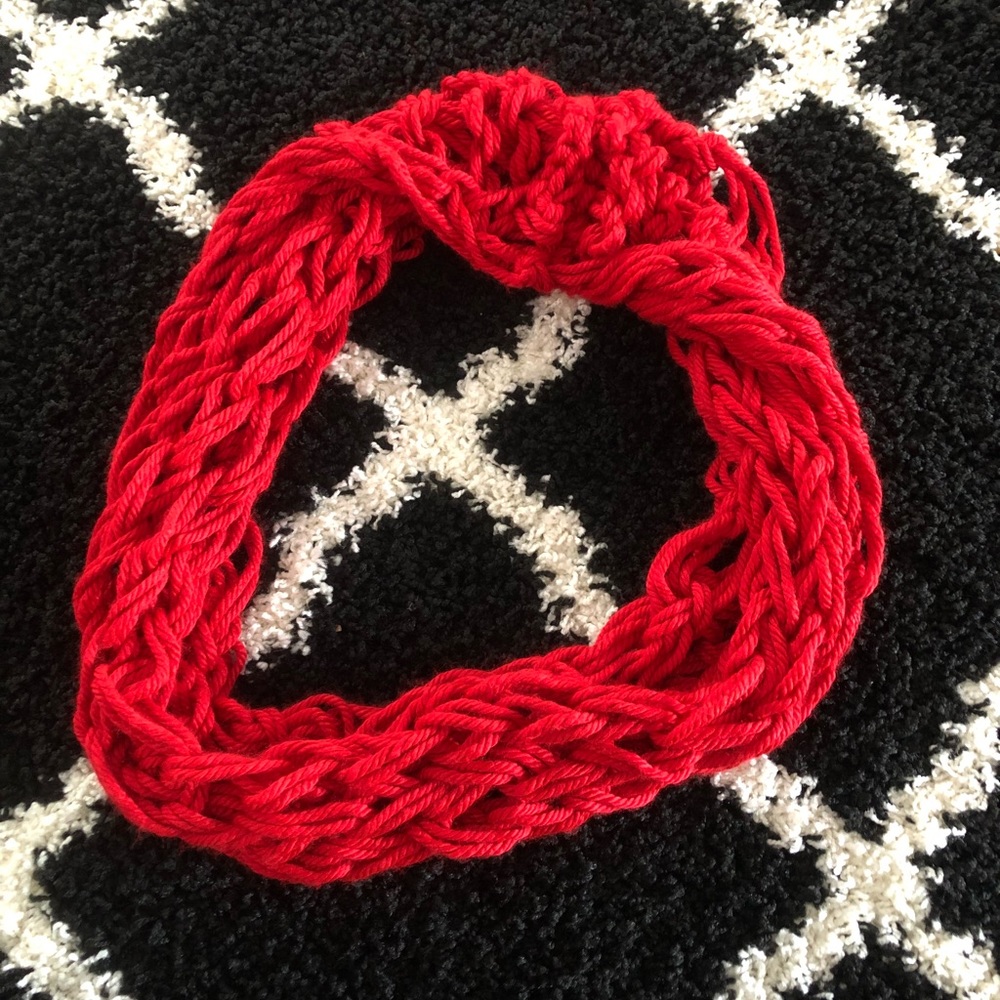 Red Infinity Scarf